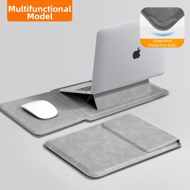 Husa laptop Tykson PU, unisex, protecție cu stand, primăvara 2025