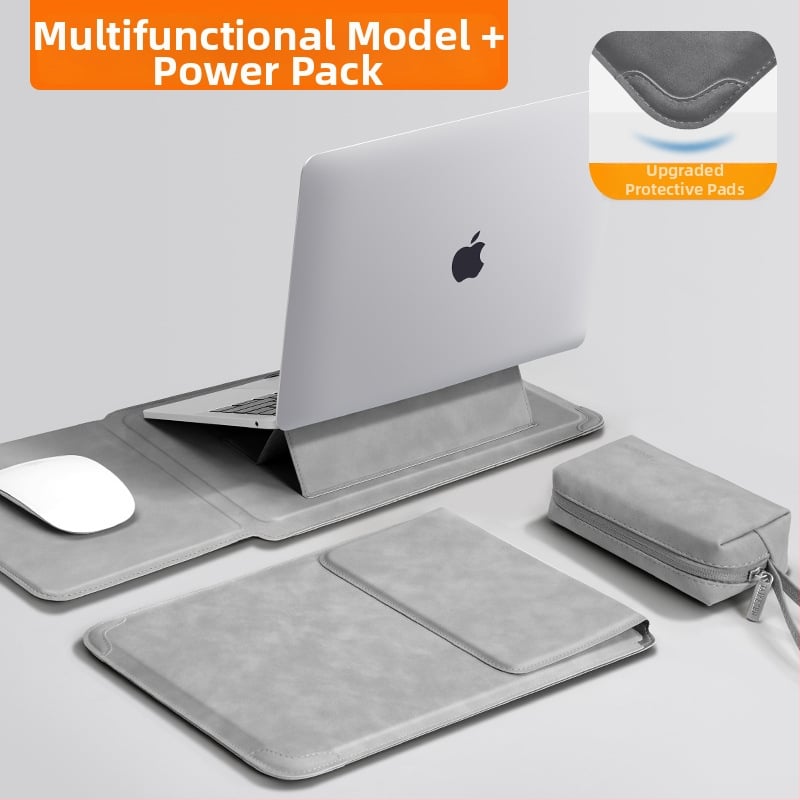 Husa laptop Tykson PU, unisex, protecție cu stand, primăvara 2025