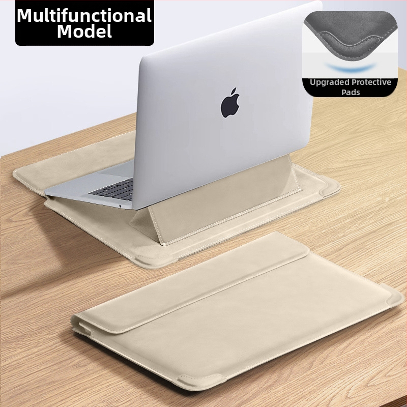 Husa laptop Tykson PU, unisex, protecție cu stand, primăvara 2025