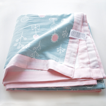 Πετσέτα αγκαλιάς για μωρά από έξι στρώσεις γάζα 100% βαμβάκι — κατάλληλη για όλες τις εποχές, για νεογέννητα