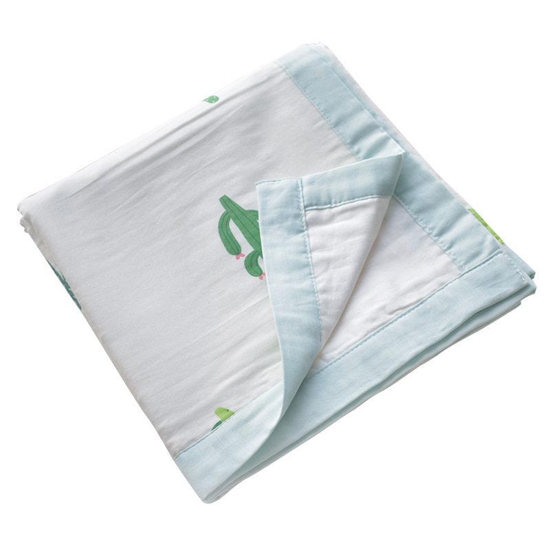 Πετσέτα αγκαλιάς για μωρά από έξι στρώσεις γάζα 100% βαμβάκι — κατάλληλη για όλες τις εποχές, για νεογέννητα