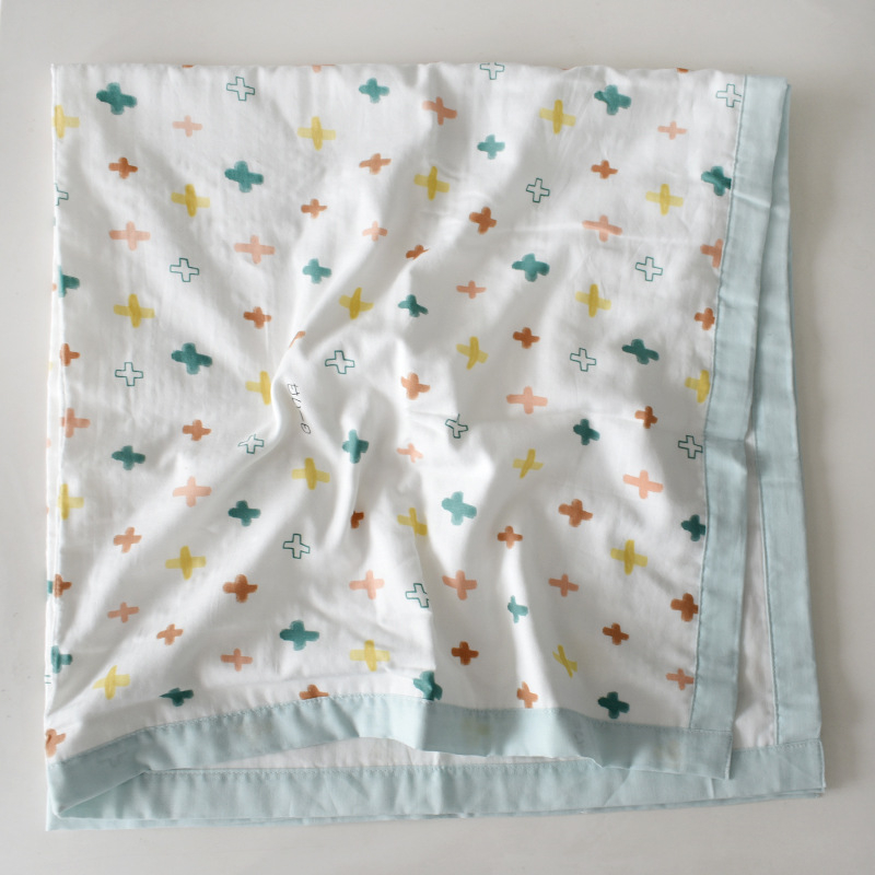 Πετσέτα αγκαλιάς για μωρά από έξι στρώσεις γάζα 100% βαμβάκι — κατάλληλη για όλες τις εποχές, για νεογέννητα
