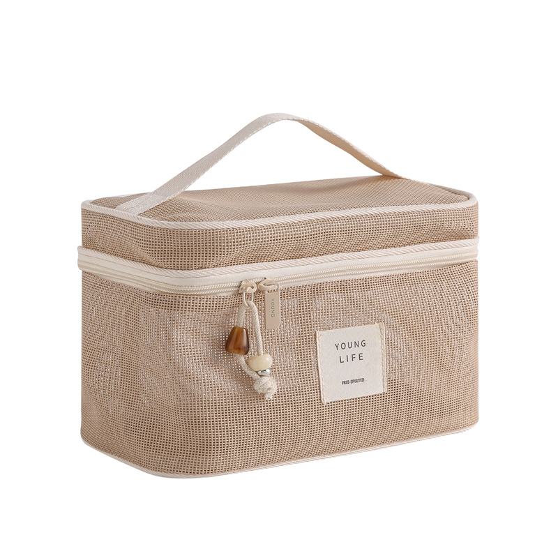 Geantă cosmetică din PVC cu model inimă, fără căptușeală, pentru depozitare de rujuri, unisex