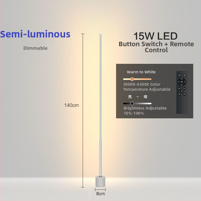 Földi lámpa – LED, 15–20W, 36V alatt, vas lámpabúra, PVC test, egyszerű skandináv stílus
