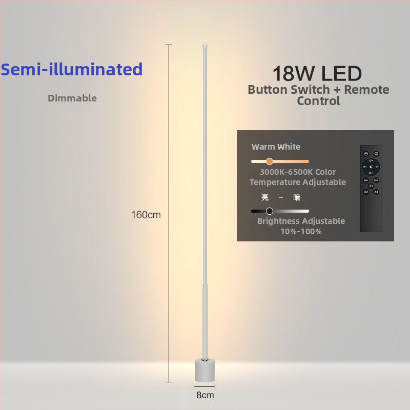Földi lámpa – LED, 15–20W, 36V alatt, vas lámpabúra, PVC test, egyszerű skandináv stílus