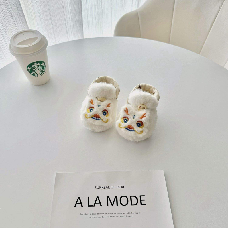 Μωρουδάκια παπούτσια φθινοπωρινό-χειμωνιάτικα για αγόρια και κορίτσια, παπούτσια βάδισης για μικρά βρέφη, μαλακή σόλα από βαμβάκι, πάνω μέρος από μικροΐνες, σχέδιο κινουμένων σχεδίων, για 6–12 μηνών, χειμερινά