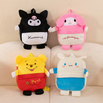 Óvodai plüss hátizsák – Spider-Man mintával, uniszex, plüss anyag, pamut bélés, ívelt vállpántok, lopás elleni és földrengés elleni védelem