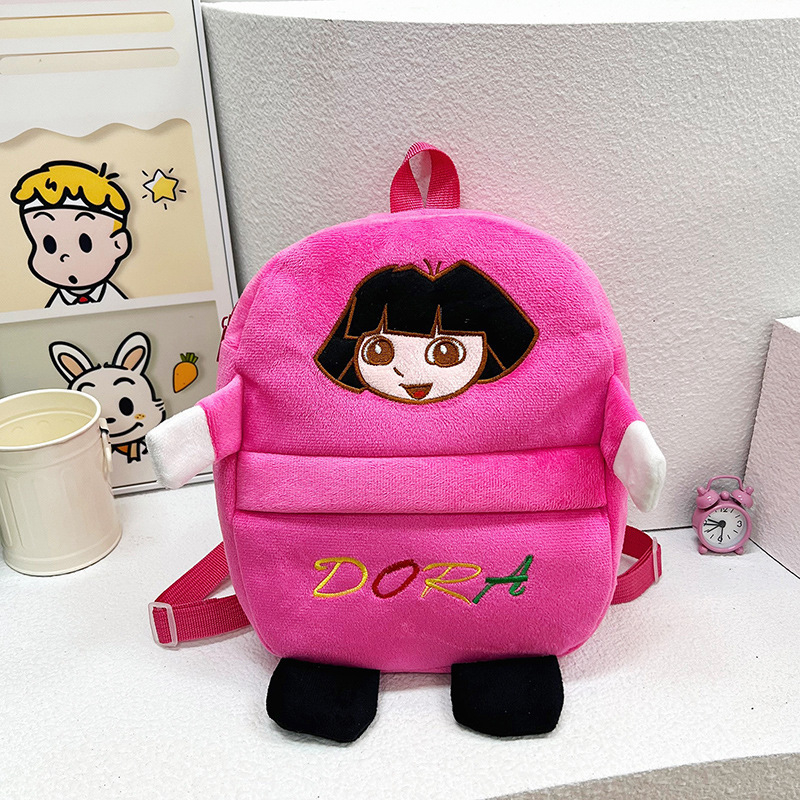 Óvodai plüss hátizsák – Spider-Man mintával, uniszex, plüss anyag, pamut bélés, ívelt vállpántok, lopás elleni és földrengés elleni védelem