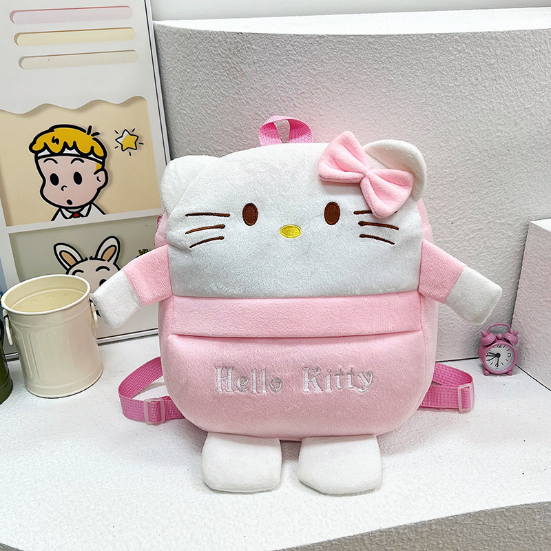 Óvodai plüss hátizsák – Spider-Man mintával, uniszex, plüss anyag, pamut bélés, ívelt vállpántok, lopás elleni és földrengés elleni védelem