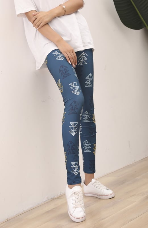 Milk Silk Κολάν με Τυπωμένο Λουλουδάτο-Πεταλούδα Καρό Μοτίβο, Διαπνοή, Υψηλή Ελαστικότητα, Σφιχτή Εφαρμογή