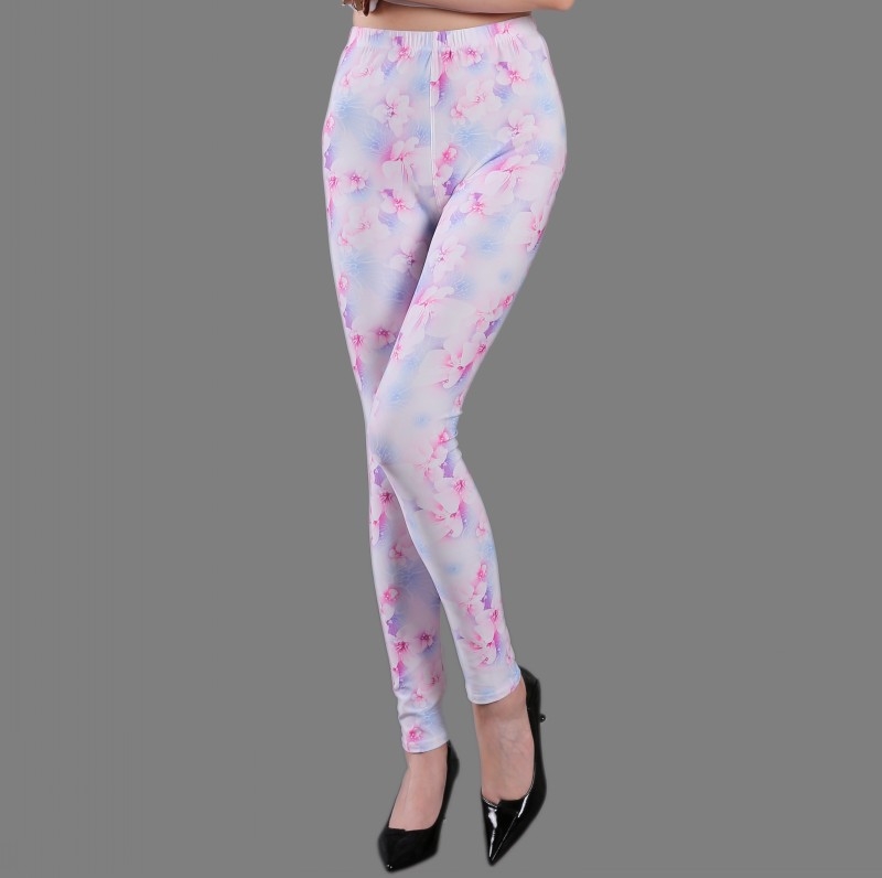 Milk Silk Κολάν με Τυπωμένο Λουλουδάτο-Πεταλούδα Καρό Μοτίβο, Διαπνοή, Υψηλή Ελαστικότητα, Σφιχτή Εφαρμογή