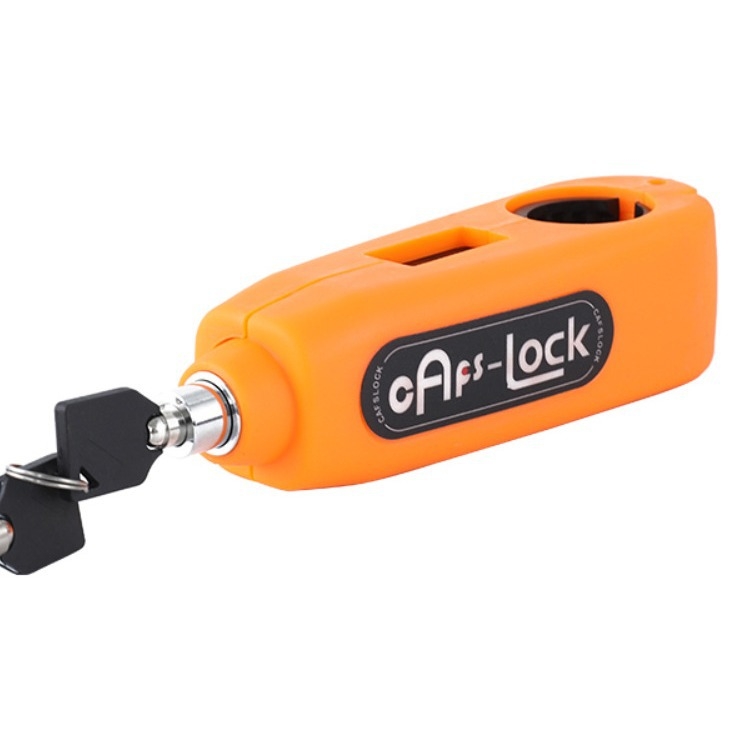 Κλειδαριά τιμονιού με συναγερμό – Κλασικό μοντέλο; υλικό αλουμινίου κράμα / χαλκός; συμβατό με ηλεκτρικά οχήματα, μοτοσικλέτες και τρίκυκλα; βάρος 0.2 kg