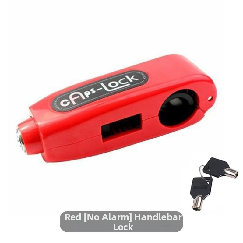 Κλειδαριά τιμονιού με συναγερμό – Κλασικό μοντέλο; υλικό αλουμινίου κράμα / χαλκός; συμβατό με ηλεκτρικά οχήματα, μοτοσικλέτες και τρίκυκλα; βάρος 0.2 kg