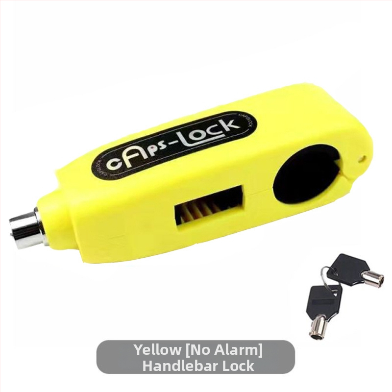 Κλειδαριά τιμονιού με συναγερμό – Κλασικό μοντέλο; υλικό αλουμινίου κράμα / χαλκός; συμβατό με ηλεκτρικά οχήματα, μοτοσικλέτες και τρίκυκλα; βάρος 0.2 kg