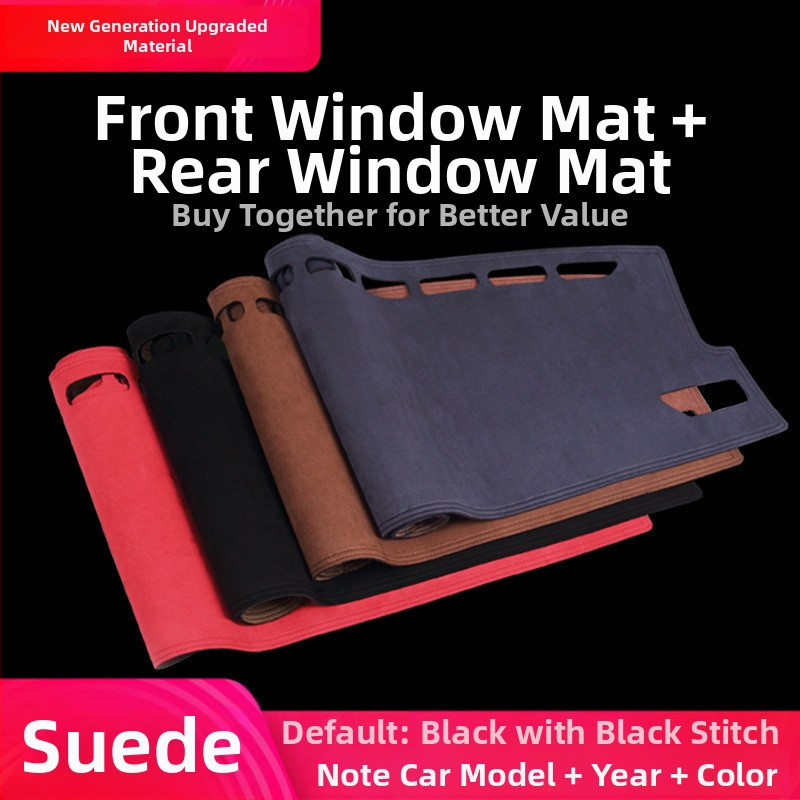 Μάτ προστασίας από τον ήλιο για ταμπλό αυτοκινήτου και κεντρική κονσόλα, microfiber δερμάτινη επιφάνεια, με λογότυπο, μάρκα Chi Weng, κωδικός Q6s36pd, θερμομόνωση και σκίαση