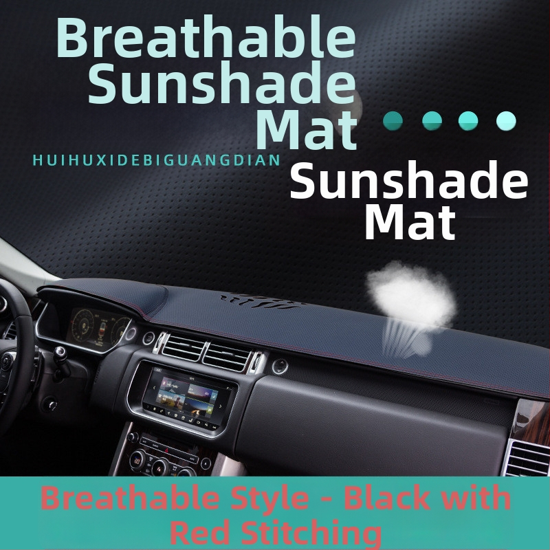 Μάτ προστασίας από τον ήλιο για ταμπλό αυτοκινήτου και κεντρική κονσόλα, microfiber δερμάτινη επιφάνεια, με λογότυπο, μάρκα Chi Weng, κωδικός Q6s36pd, θερμομόνωση και σκίαση