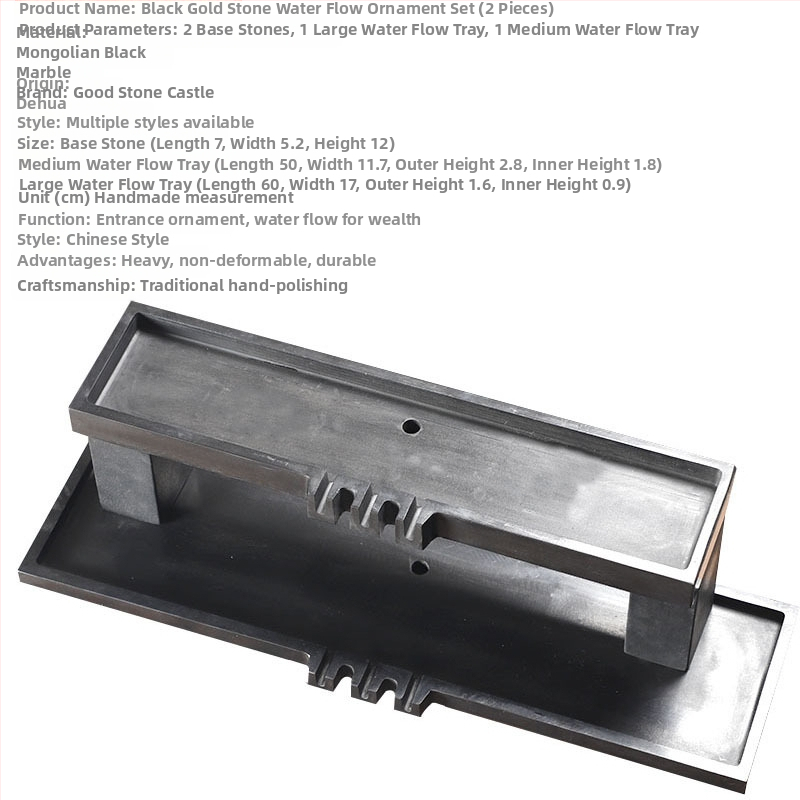 Ornament din piatră pentru acvariu — lucrat manual, suprafață glazurată și lustruită, stil chinezesc nou