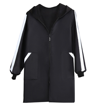 Фартук с ръкави за кухня – антизамърсяващ, модерен минималистичен стил.