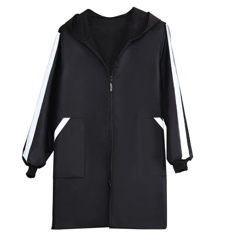 Фартук с ръкави за кухня – антизамърсяващ, модерен минималистичен стил.