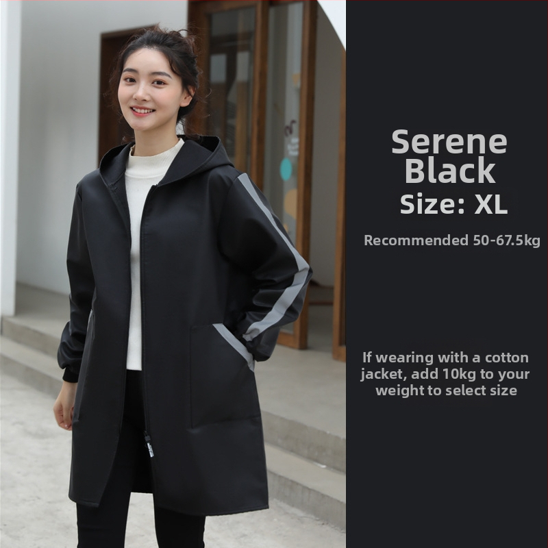 Фартук с ръкави за кухня – антизамърсяващ, модерен минималистичен стил.