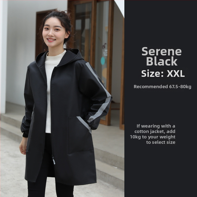 Фартук с ръкави за кухня – антизамърсяващ, модерен минималистичен стил.