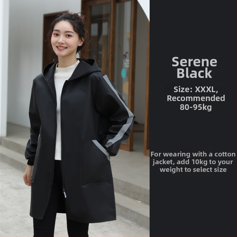 Фартук с ръкави за кухня – антизамърсяващ, модерен минималистичен стил.