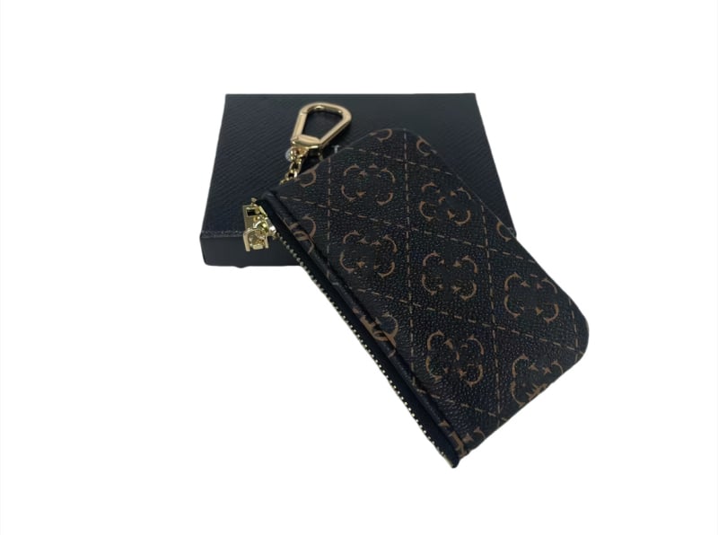 Portofel cu fermoar din PU, model anime, unisex, pliabil, primăvara 2025