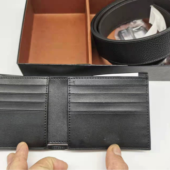 Férfi PU bőr rövid pénztárca betűmintával, kétoldalas hajtású dizájn, bővítési funkció, üzleti stílus