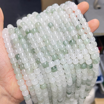 Χαλαρές χάντρες από νεφρίτη, γυαλισμένες, σε σχήμα μήλου, μάρκα Jingde, αξεσουάρ