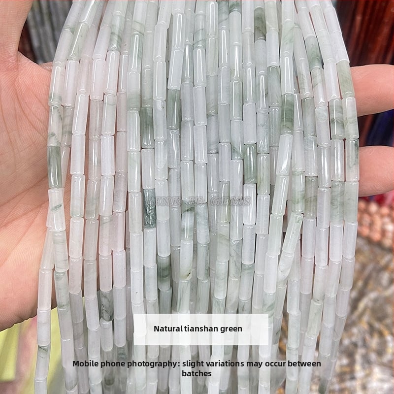 Χαλαρές χάντρες από νεφρίτη, γυαλισμένες, σε σχήμα μήλου, μάρκα Jingde, αξεσουάρ