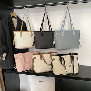 Τσάντα Tote από PU για Αναψυχή και Ταξίδια, οριζόντιο τετράγωνο σχήμα, κλείσιμο με φερμουάρ, επένδυση πολυεστέρα, εσωτερικές θήκες (θήκη με φερμουάρ, θήκη για κινητό)