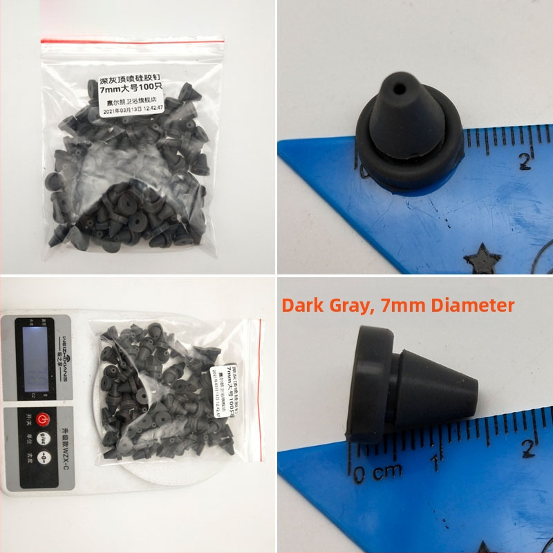 Sprchová silikónová tryska – vývod vody a hlava postrekovača, príslušenstvo