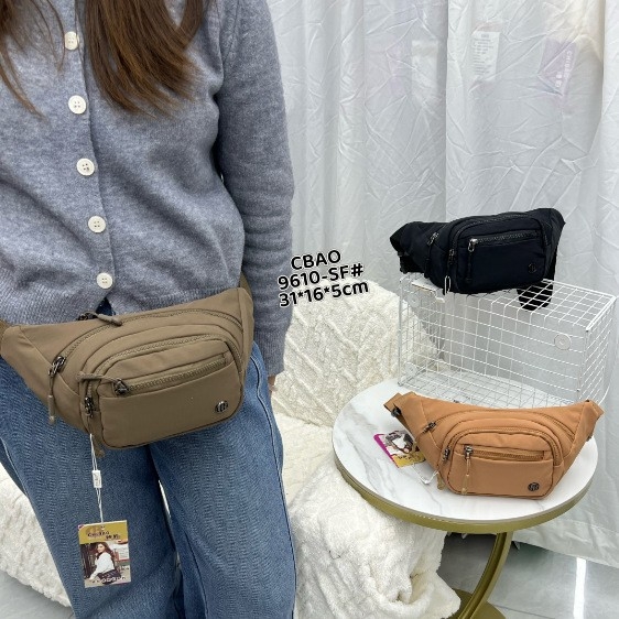 Geantă pentru femei Cheetah – ușoară, minimalistă, din nylon, căptușeală moale, închidere cu fermoar, buzunar ascuns cu fermoar, buzunar interior, primăvară 2026