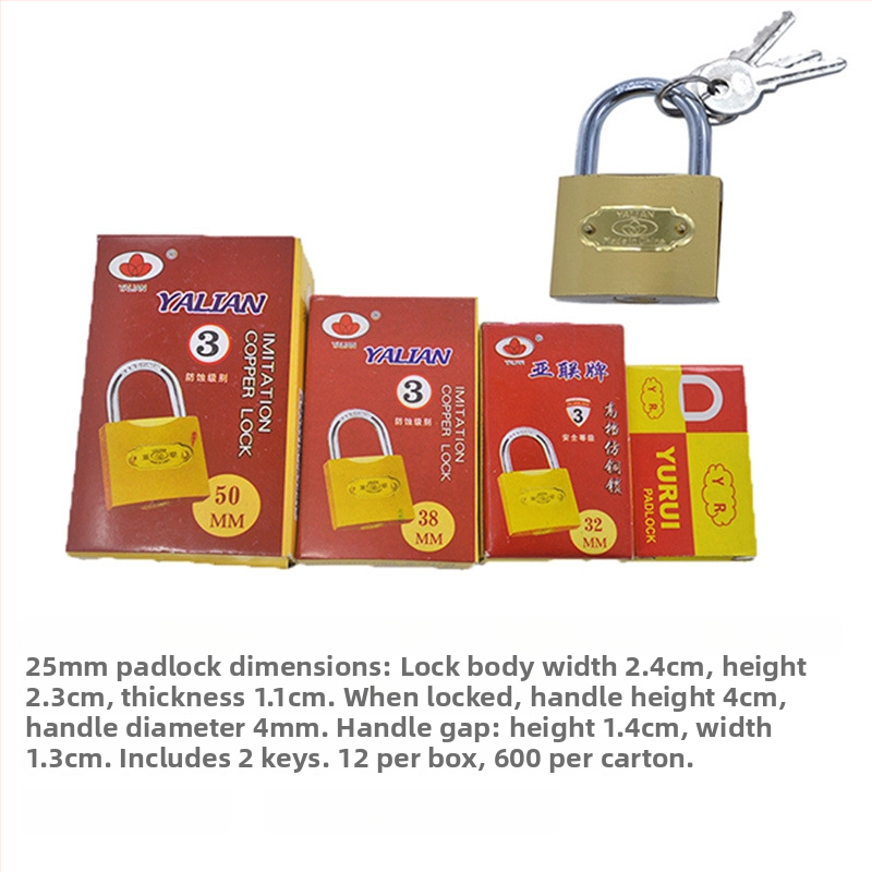 Domový visací zámok UW3929, zliatinová oceľ, moderný minimalistický štýl, značka MS