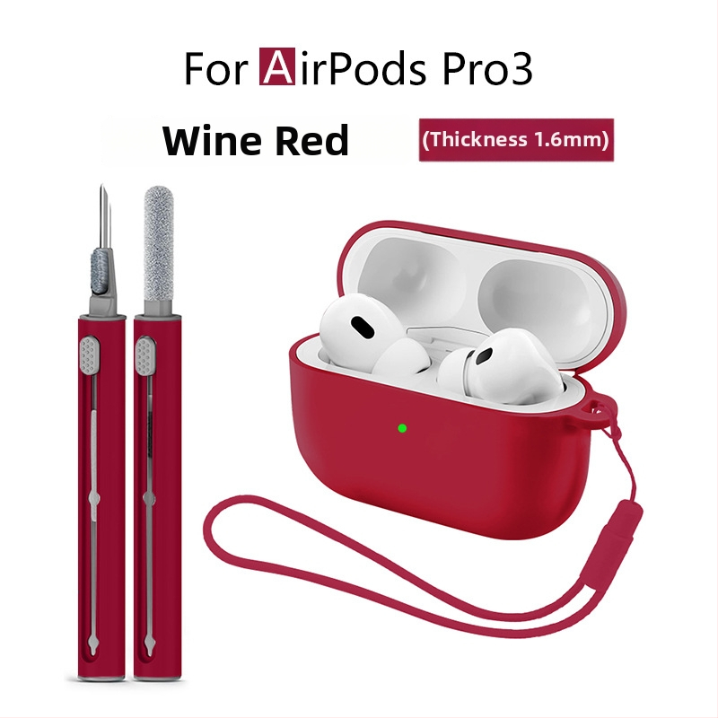  husă de protecție AirPods Pro 3 – silicon, injecție prin turnare, husă moale, universală, compatibilă cu Apple