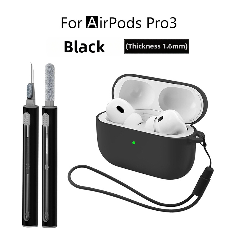  husă de protecție AirPods Pro 3 – silicon, injecție prin turnare, husă moale, universală, compatibilă cu Apple