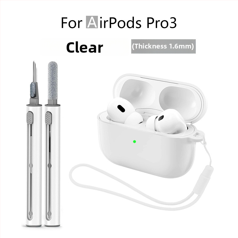  husă de protecție AirPods Pro 3 – silicon, injecție prin turnare, husă moale, universală, compatibilă cu Apple