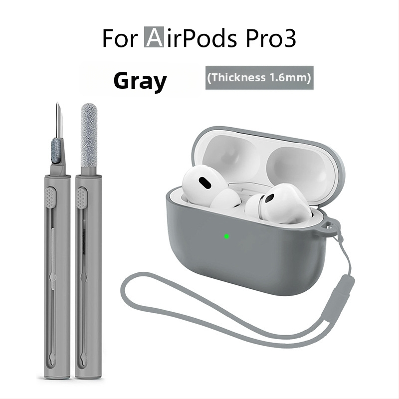  husă de protecție AirPods Pro 3 – silicon, injecție prin turnare, husă moale, universală, compatibilă cu Apple