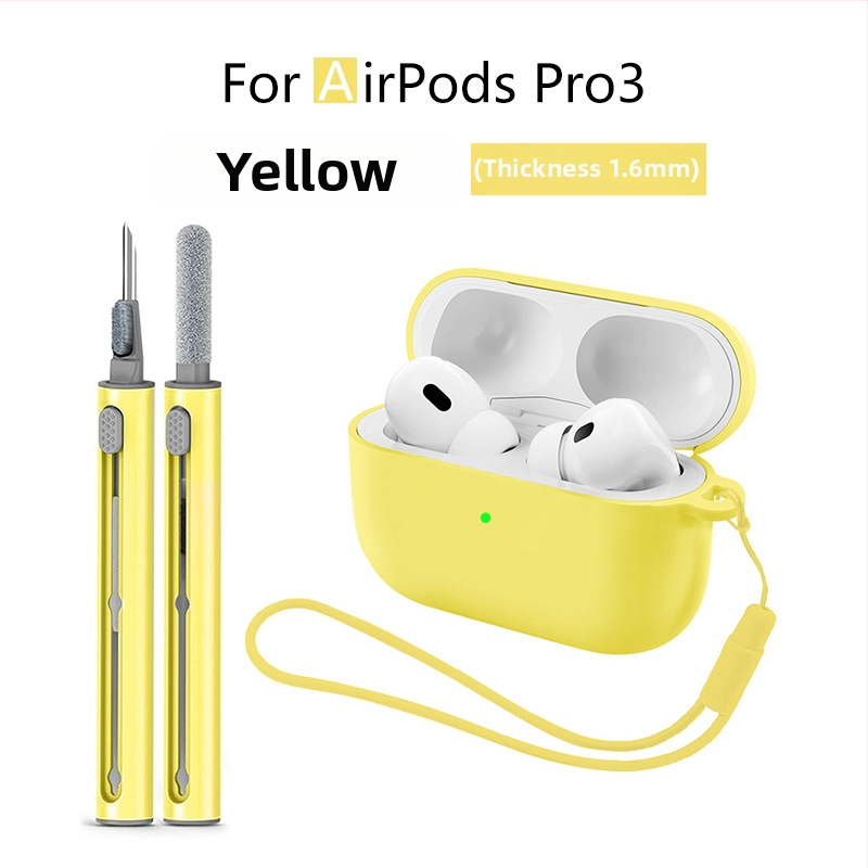  husă de protecție AirPods Pro 3 – silicon, injecție prin turnare, husă moale, universală, compatibilă cu Apple