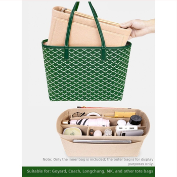 Organizator interior pentru geantă Goyard, cu căptușeală din plasă, Tide Silk, pentru depozitare acasă
