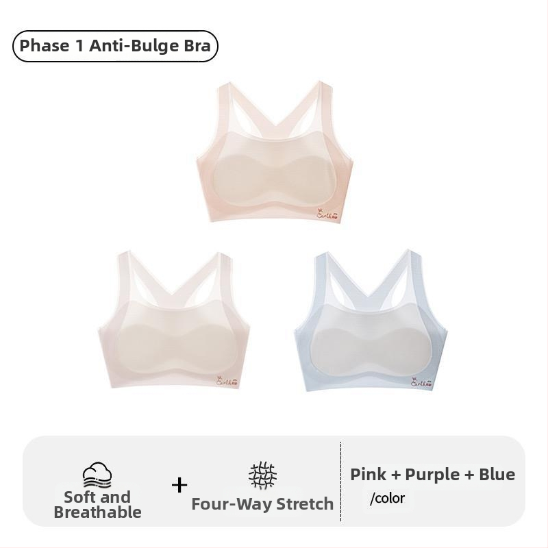 Detský športový podprsenka pre dievčatá v období rastu – prvý stupeň, pre deti nad 8 rokov, výška nad 140 cm, všetky ročné obdobia, nylon a akrylové vlákno