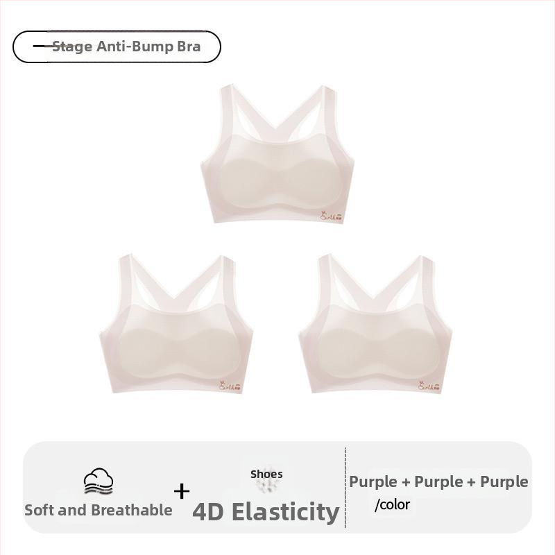 Detský športový podprsenka pre dievčatá v období rastu – prvý stupeň, pre deti nad 8 rokov, výška nad 140 cm, všetky ročné obdobia, nylon a akrylové vlákno