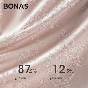 Ženské krajkové nohavičky s vysokým pásom, priedušné a antibakteriálne; hlavný materiál 80–90% nylon; podšívka 90–95% viskóza; vzor: rozbité kvety