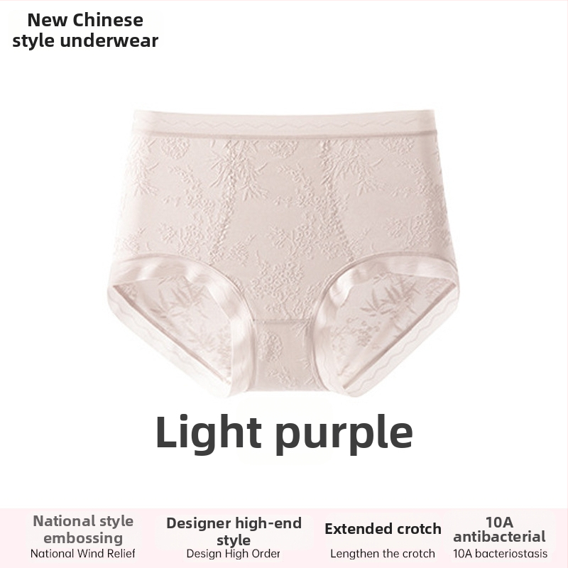 Ženské krajkové nohavičky s vysokým pásom, priedušné a antibakteriálne; hlavný materiál 80–90% nylon; podšívka 90–95% viskóza; vzor: rozbité kvety