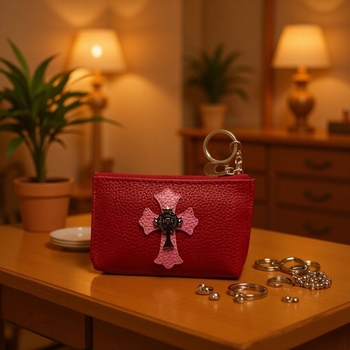 Port card din PU cu fermoar și mini portofel pentru monede, multifuncțional, unisex, stil urban minimalist