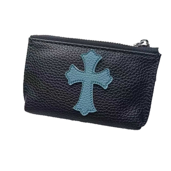 Port card din PU cu fermoar și mini portofel pentru monede, multifuncțional, unisex, stil urban minimalist