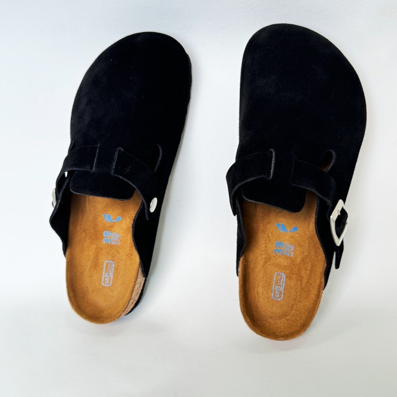 Унисекс мокасини с връх с капачка от естествена кожа, EVA подметка, дебелина на подметката 3–5 cm, лепена конструкция