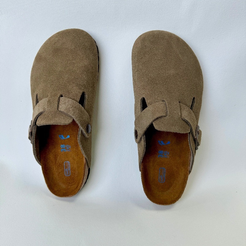 Унисекс мокасини с връх с капачка от естествена кожа, EVA подметка, дебелина на подметката 3–5 cm, лепена конструкция