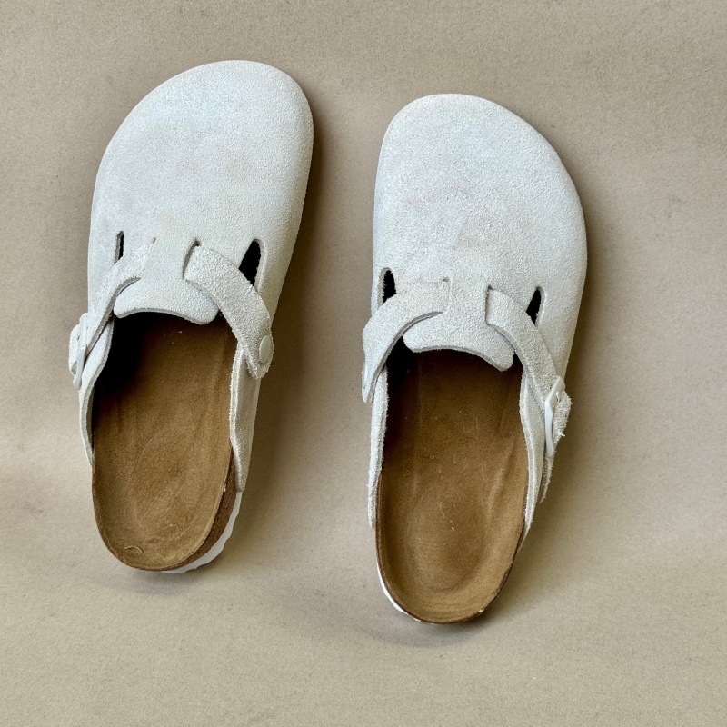 Унисекс мокасини с връх с капачка от естествена кожа, EVA подметка, дебелина на подметката 3–5 cm, лепена конструкция