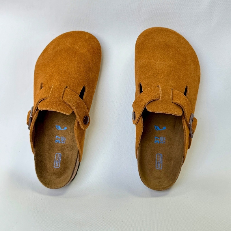 Унисекс мокасини с връх с капачка от естествена кожа, EVA подметка, дебелина на подметката 3–5 cm, лепена конструкция